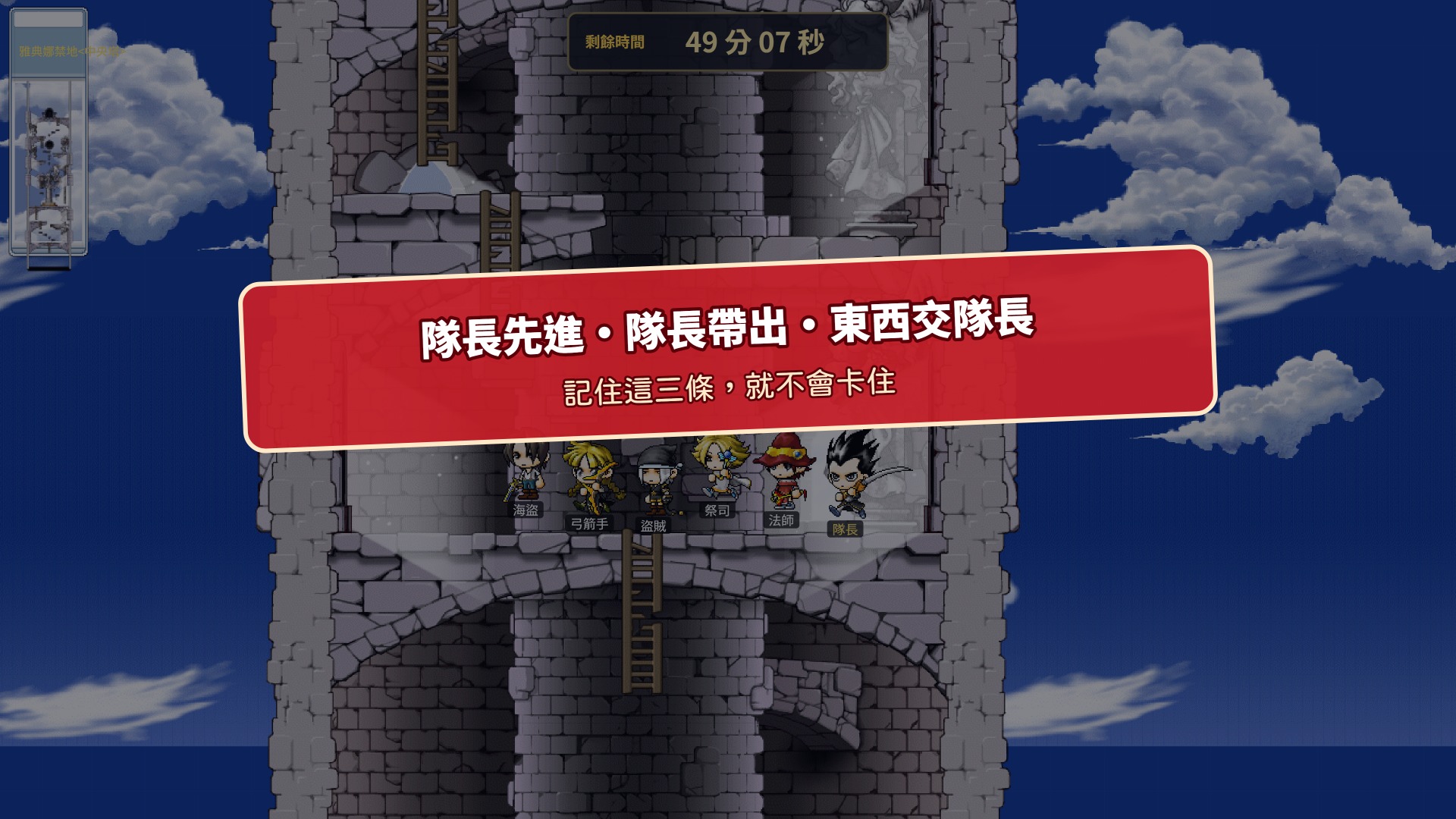 隊長先進・隊長帶出・東西交隊長