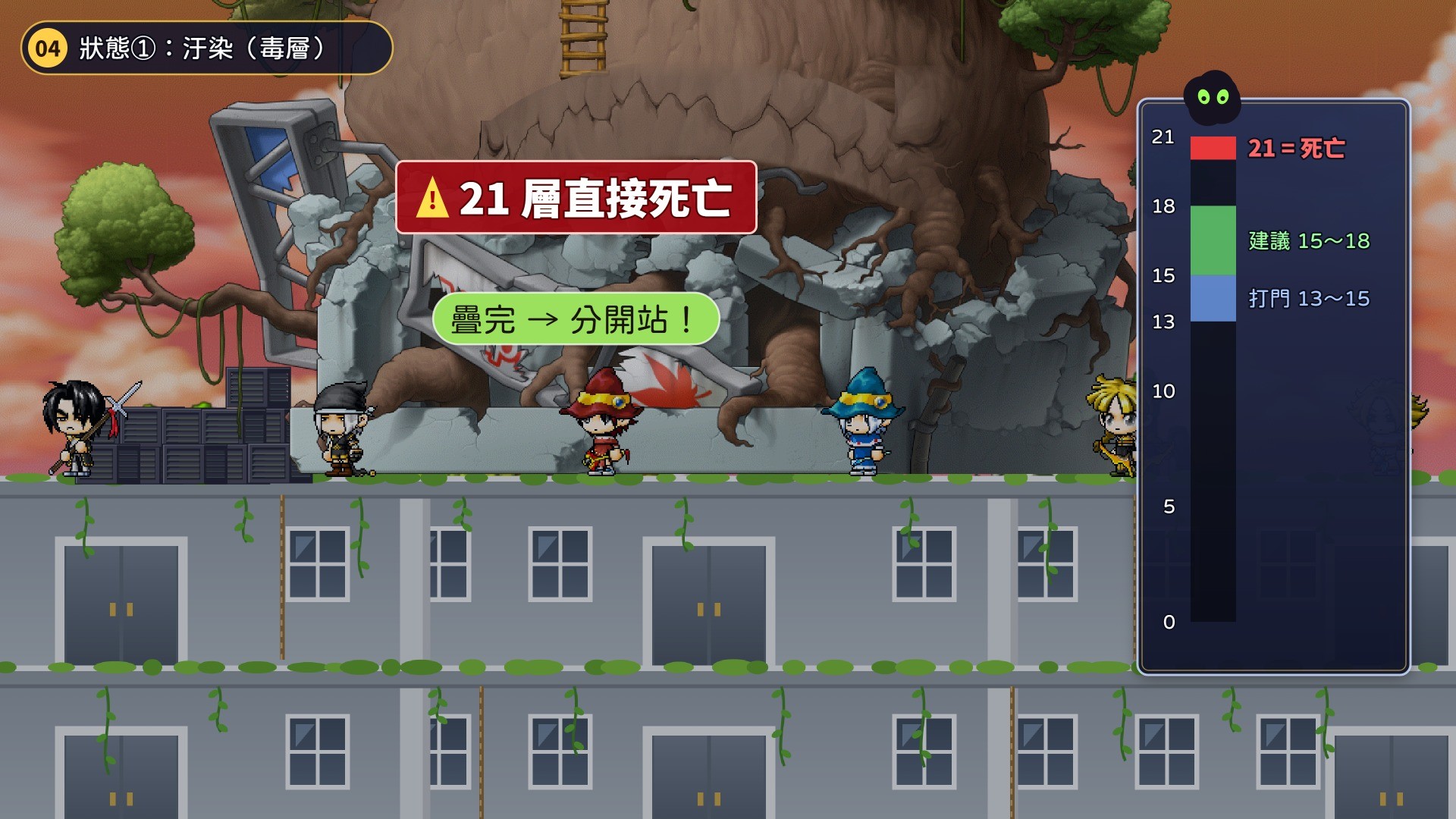 汙染層數建議