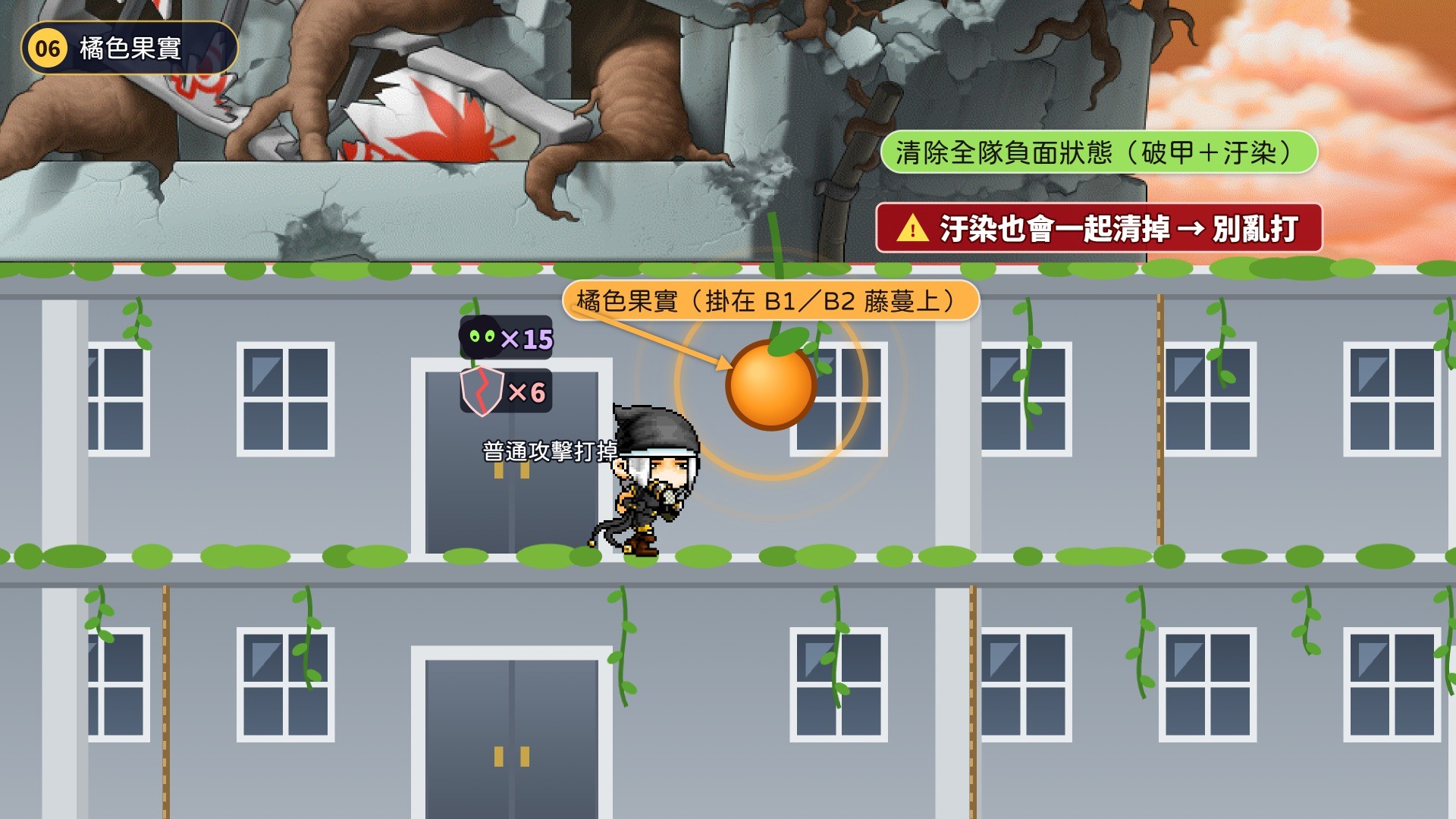 橘色果實