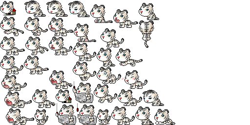 小白虎動作圖集
