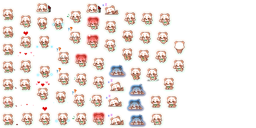 棕熊貓動作圖集