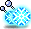雪花耳環