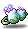 月亮花髮夾