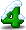 綠色數字 4