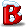 紅色英文字母 B