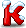 紅色英文字母 K