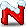 紅色英文字母 N