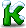 綠色英文字母 K