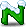 綠色英文字母 N