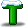 綠色英文字母 T