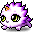 幼紫獨角獅帽子