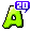 糖果字體20字