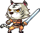 White Tiger Swordsman